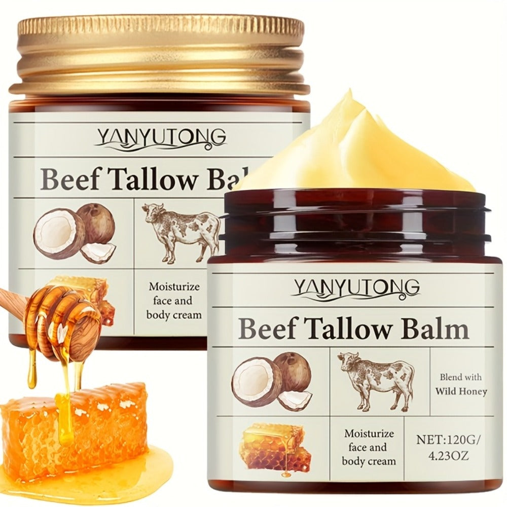 Vanilla Butter Body Cream 100% Natural Grass-Fed for Women Dry Rough Sensitive Skin Nourishing Face Body Lotion 120g