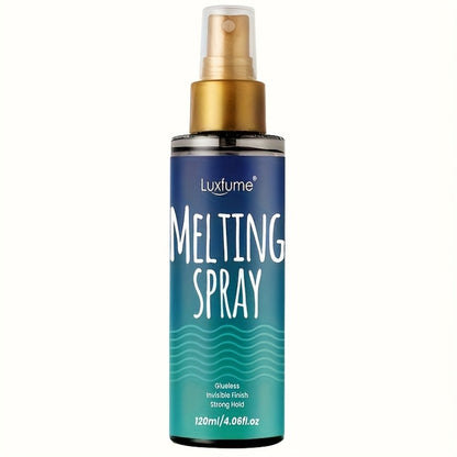 Lace Melting Spray Kit with Bold Hold Hair Glue & Remover 120ml 24H Long Lasting Quick Dry No Residue Edge Control Safe for Sensitive Scalp