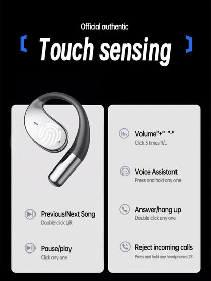 Acer TWS In-Ear Earbuds Noise Canceling Touch Control Sports Wireless Headphones Long for Bedside Audio, Alarms and Room Entertainment