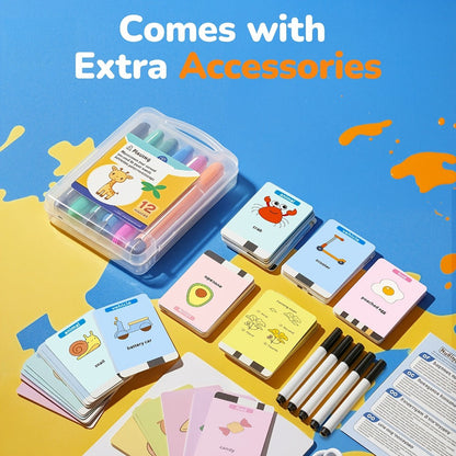 Drawing Robot for Kids Ages 3-8, Rechargeable 4-in-1 Interactive Learning Machine with 100 Drawing Cards & Color Pens