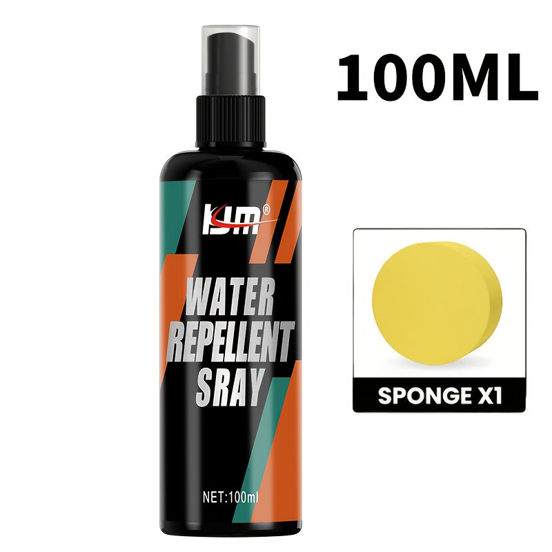 Car Windshield Waterproof Anti-Fog Spray 3.38oz – Hydrophobic Glass Coating | Oil Film Remover | Rain Repellent for Car Windows