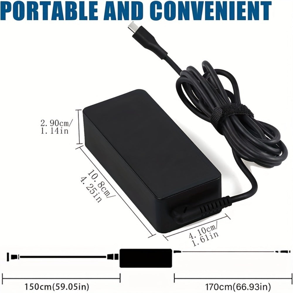 45W USB-C Laptop Charger for Lenovo Chromebook ThinkPad, HP Chromebook Spectre, Dell, Acer, Asus