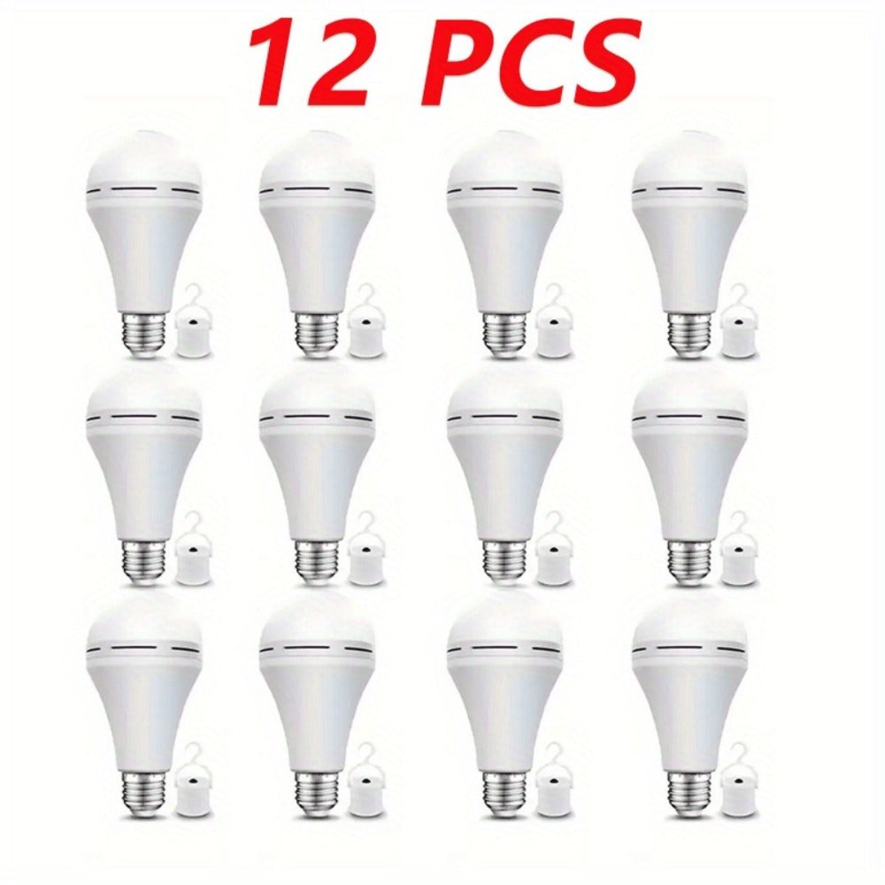 Emergency Light Bulb for Power Outages 2000mAh Rechargeable LED 6000K with Backup Battery, Auto-On Failure Detection