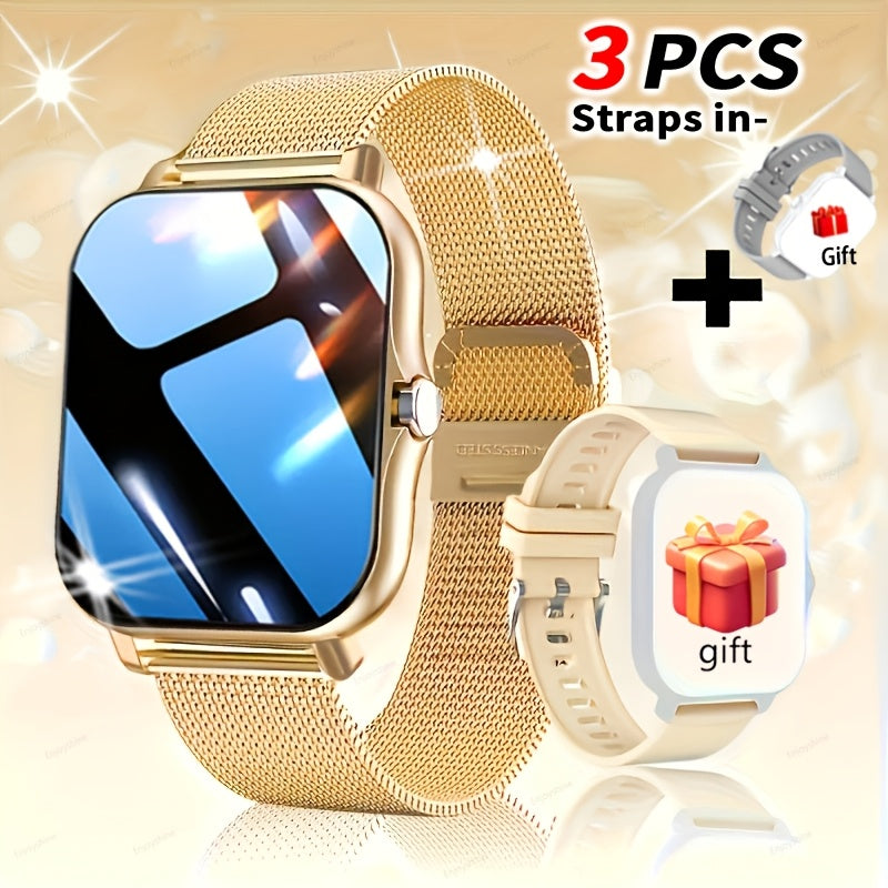 Smartwatch with Navigation & Dual Strap 1.83" TFT Full Touch Screen, Wireless Calling, Remote Camera, Music Player, Message Alerts