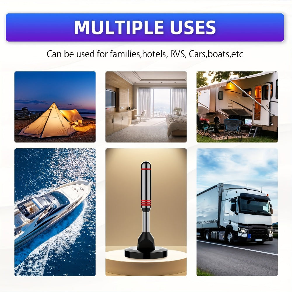 Amplified TV Antenna 150 Mile Range Indoor Outdoor, 8K 4K 1080P HD Digital Antenna, Free Local Channels ABC CBS NBC FOX PBS