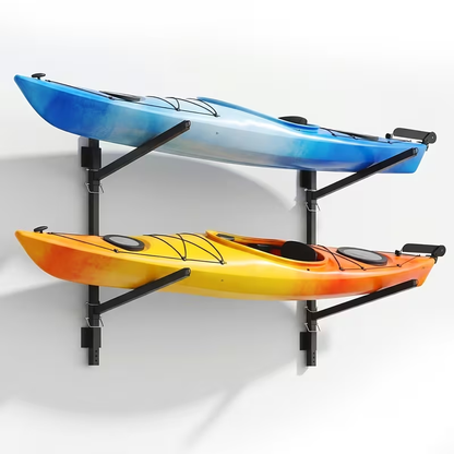 Kayak Storage Rack, Adjustable Stand for SUP, Canoe & Paddle Board, Wall, Dock & Freestanding, 400 lbs Capacity