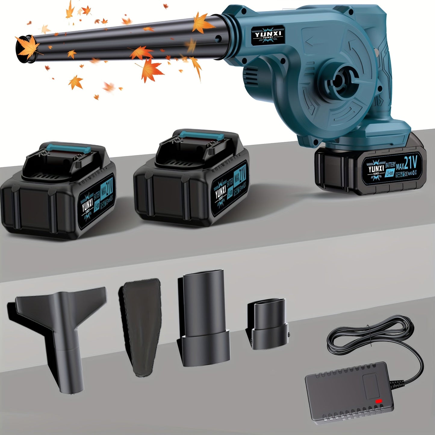 Leaf Blower Cordless for Garden, Patio and Yard Use, with the Listed Configuration, for Everyday Use and Organized Storage