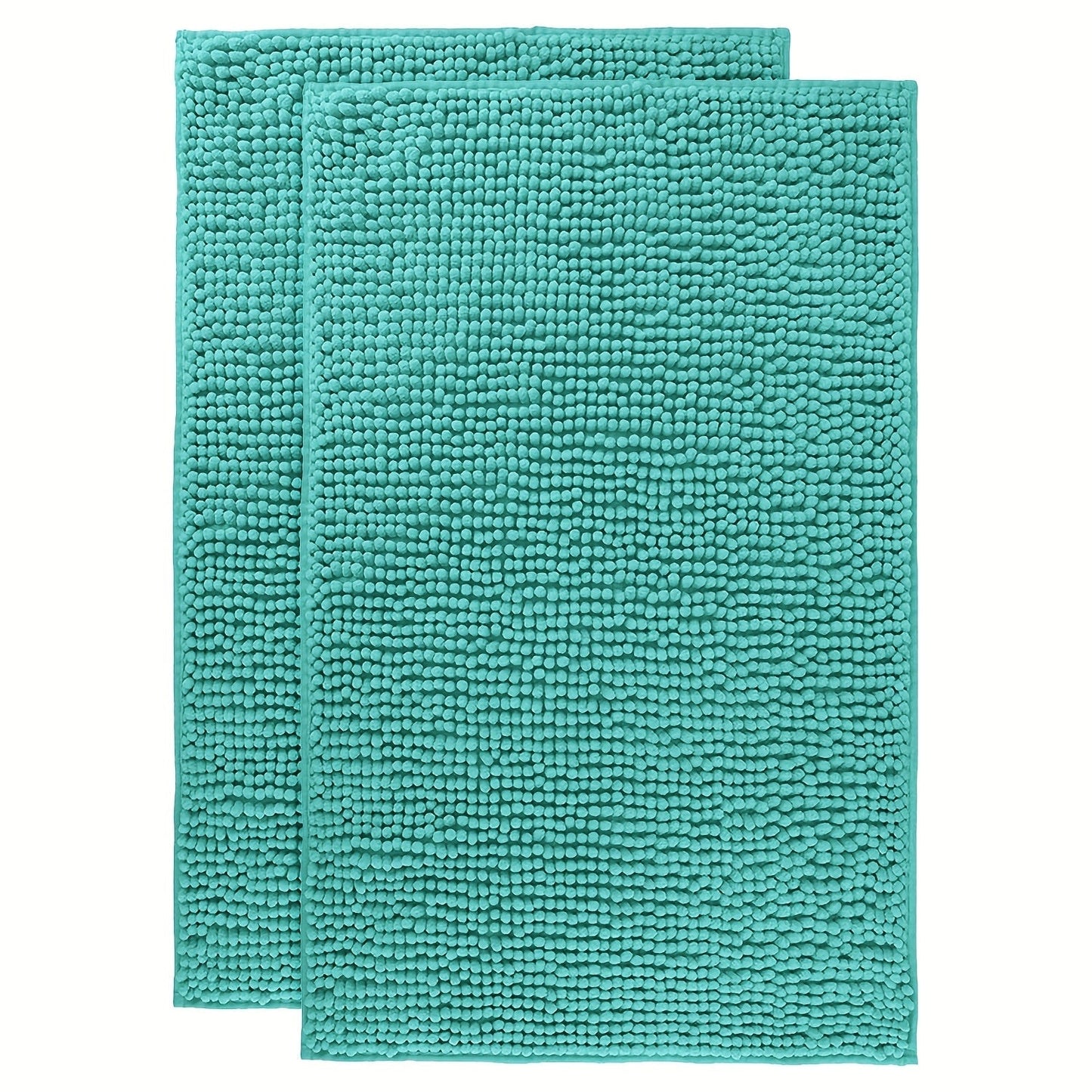 Chenille Bath Rug Extra Thick Bathroom Mat, Multiple Sizes & Colors for Entryways, Bedrooms and Living Spaces