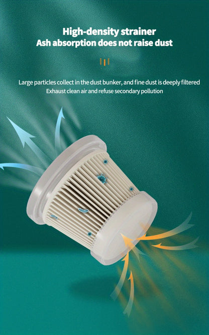Corded Handheld Car Vacuum Cleaner with 3KPa Source Rating, 3m Power Cord, Brush and Crevice Nozzles in Five Colors