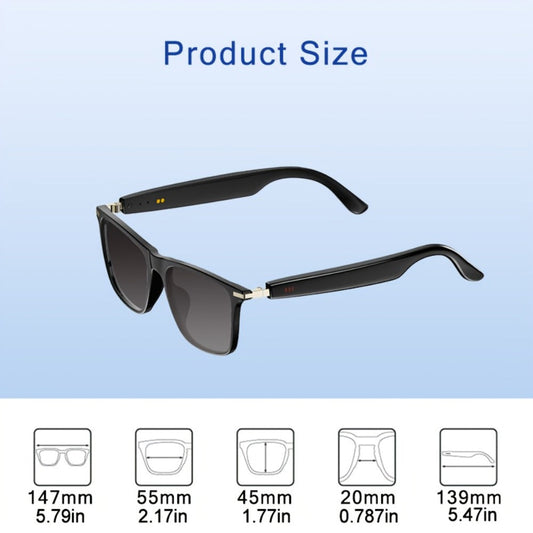 Anti-Blue Light Smart Audio Glasses Bluetooth 5.3 HiFi Open-Ear Wireless Calls Music Anti-UV Lens for an Everyday Personal Care Routine