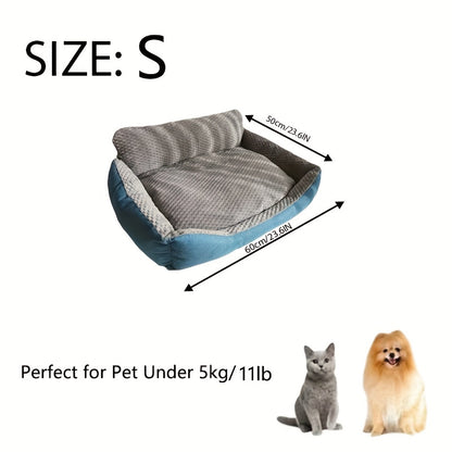 Orthopedic Dog Bed Luxury Extra Large Fluffy Winter Warm Pet Couch, Cat Sofa Kennel Cushion Pad for Small Medium Large Dogs Cats up