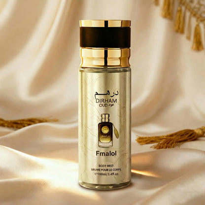 Agarwood Oud Arabic Perfume for Men 3.4 oz Luxury Woody Oriental Cologne - Dubai Middle East for Bath Time, Home Spa and Personal Care