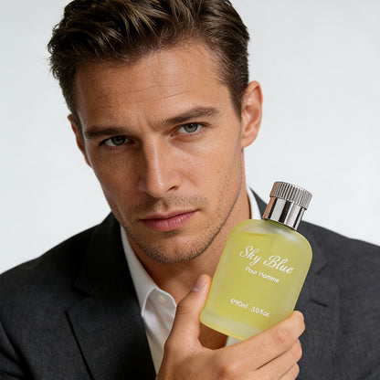 Men's Cologne Eau de Parfum Sky Blue - Bergamot Rosemary & Oak Moss Fresh Masculine Fragrance, No Propylene Glycol