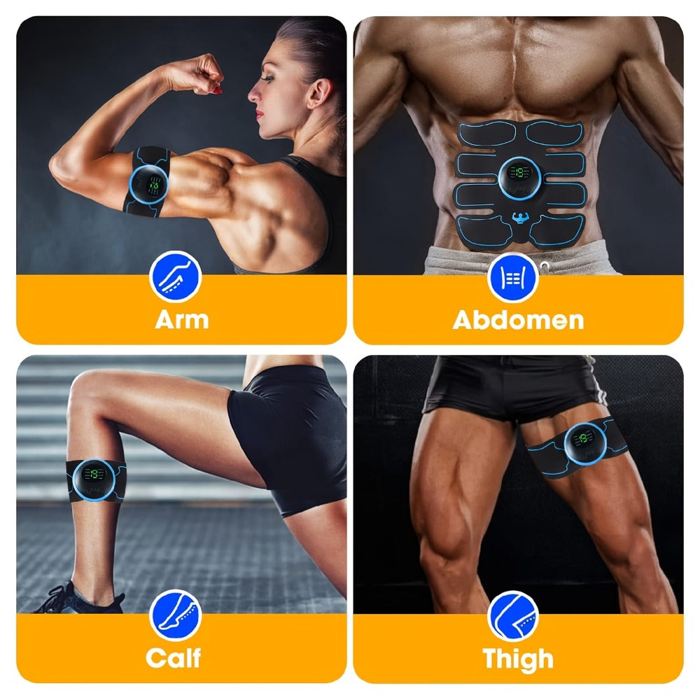EMS Stimulator Abdominal Training Belt, Electronic Ab Toner for Whole Body Fitness & Strength Training