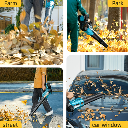 Cordless Leaf Blower 780CFM 40V Brushless, Seesii with 2x4000mAh Batteries & 2 Chargers, Turbo Button