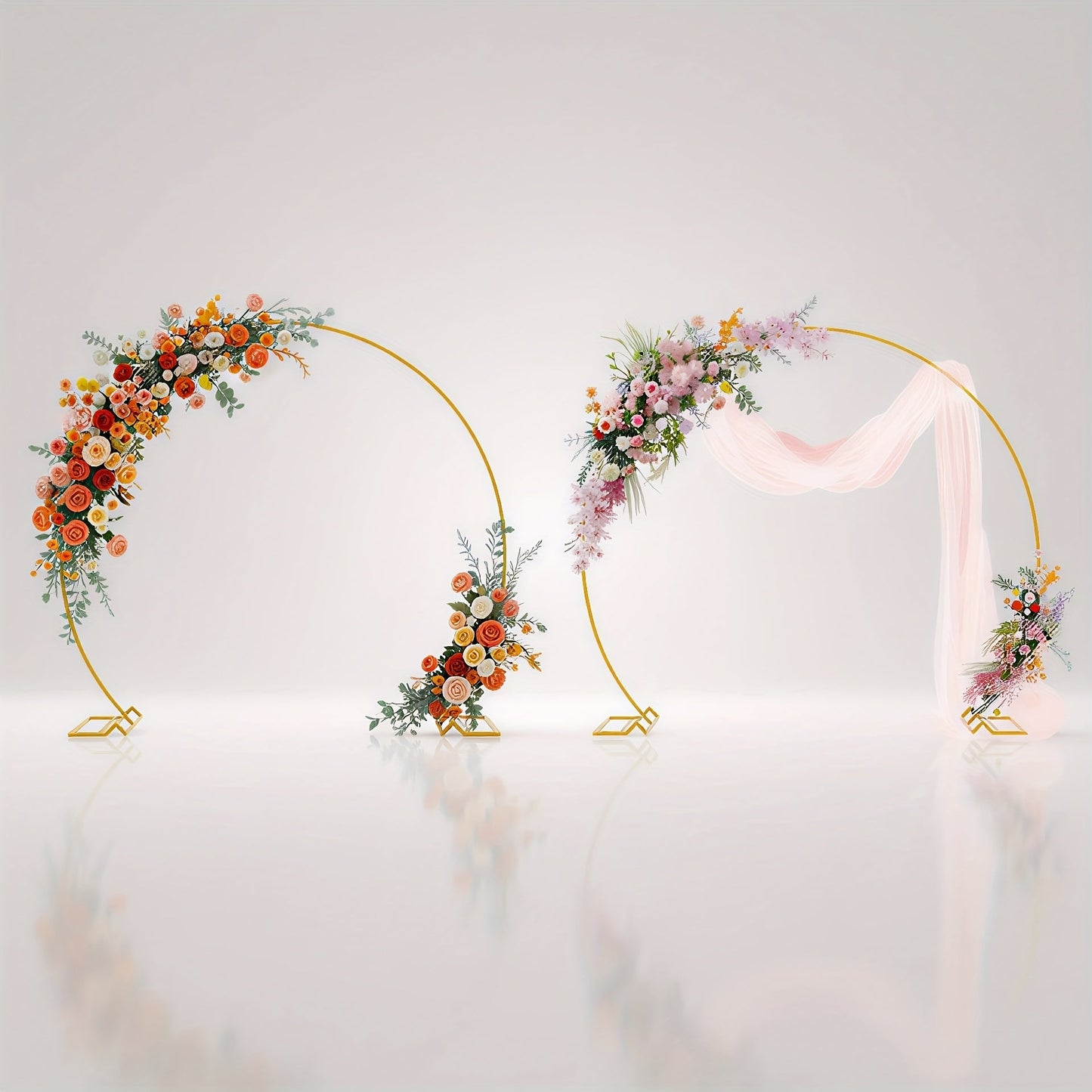 Balloon Arch Stand 8FT Round & Square Background Frame Reusable Event Decoration for Wedding for an Everyday Personal Care Routine