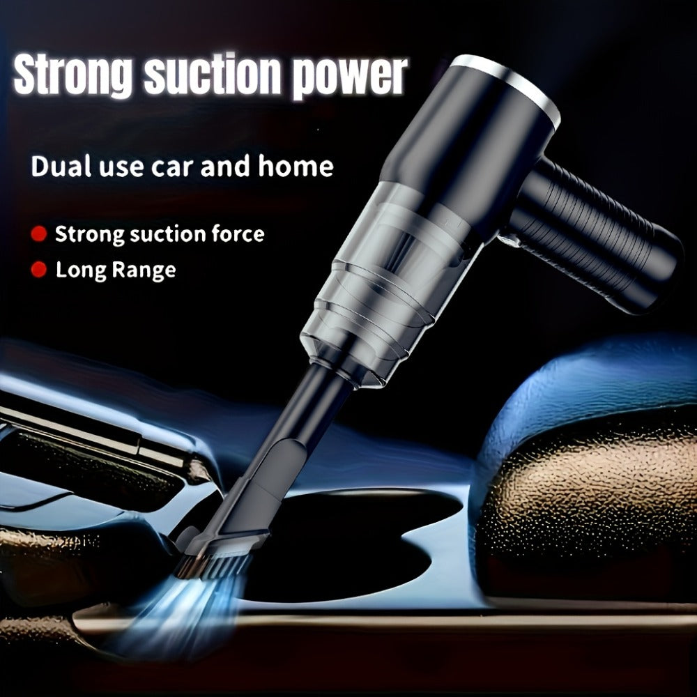 Cordless Handheld Vacuum Cleaner with LCD Display & Multi-Nozzles, 9000Pa Suction 50000RPM HEPA Filter