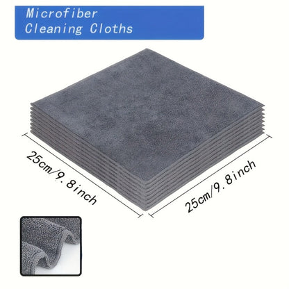 Microfiber Cleaning Cloths 110 Pack – Bulk Household Car Towels, Absorbent Non-Shedding Lint-Free Rags for Kitchen, Auto, Home Deep Cleaning