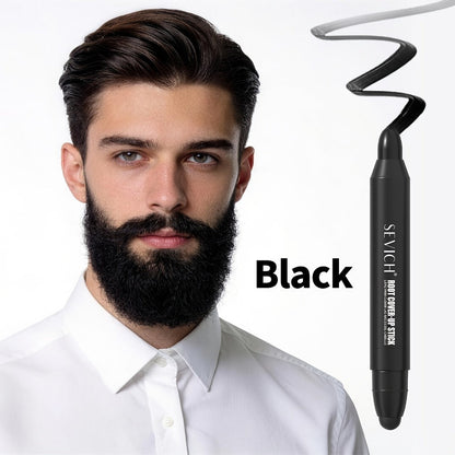 Gray Hair Root Touch Up Pen for Men, Instant Coverage Beard & Hairline Dye Stick, No-Mix Precision Applicator