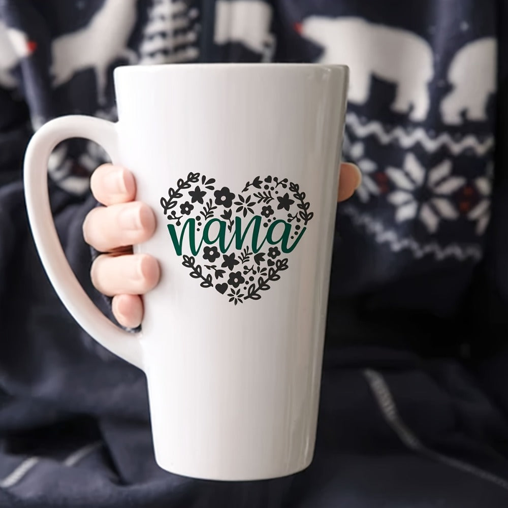 Custom Photo Mug 17 Oz, Personalized Ceramic Coffee Mug with Name, Photo & Logo Print, Color Changing Option