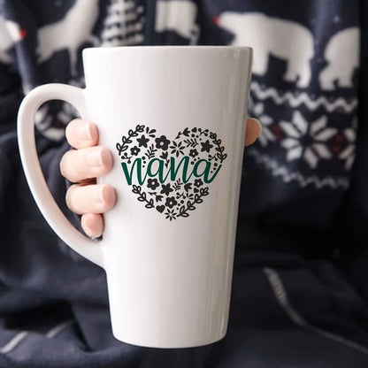 Custom Photo Mug 17 Oz, Personalized Ceramic Coffee Mug with Name, Photo & Logo Print, Color Changing Option