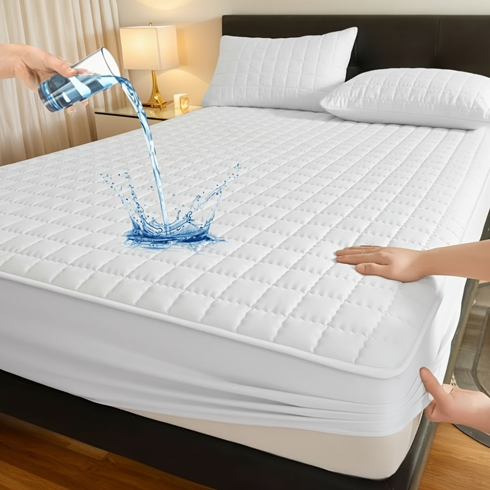 Mattress Protector Cover Soft Breathable Cooling Fitted Sheet Twin Full Queen King Deep Pocket Machine Washable Bed Cover for Home Hotel