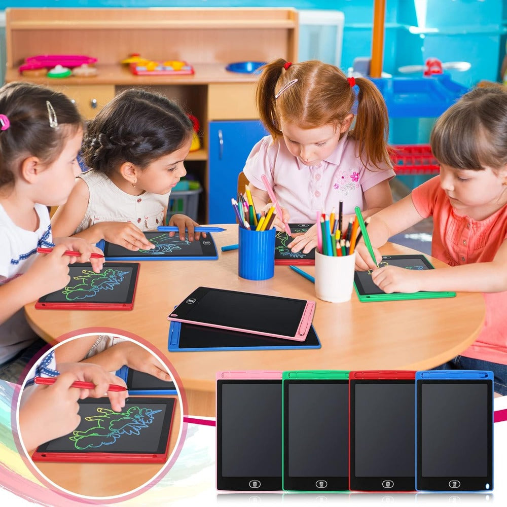 LCD Drawing Board 20 Pack for Kids 8.5 Inch Reusable Erasable Doodle Pad Electronic Writing for Parties, Celebrations and Guest Favors