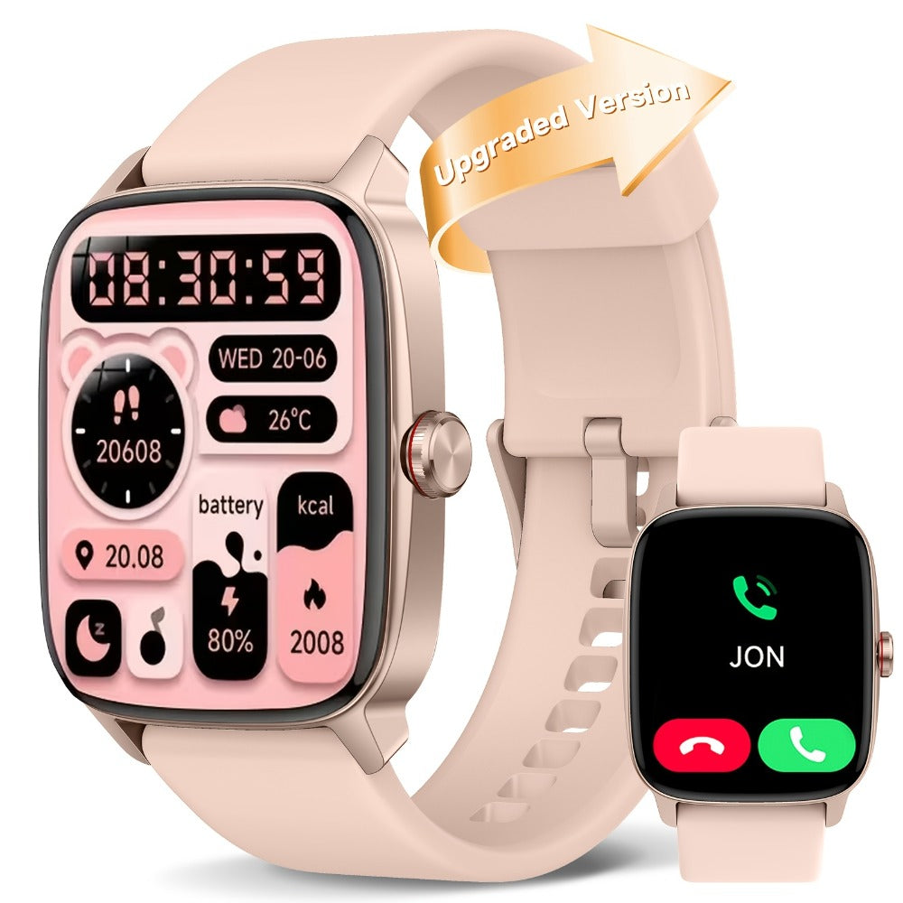 Smartwatch with Built-in Alexa FAWEIO 1.8" HD Touch Screen, Bluetooth Calling, 100+ Sport Modes, Fitness Tracker Heart Rate Sleep