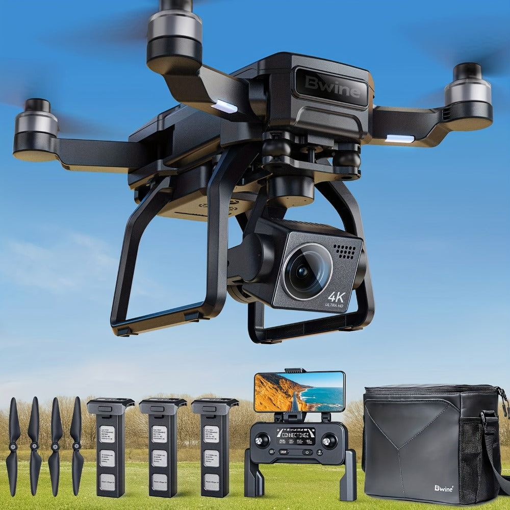Bwine F7GB2 4K GPS Drone with 3-Axis Gimbal with the Listed Color, Size or Set Options for Everyday Use