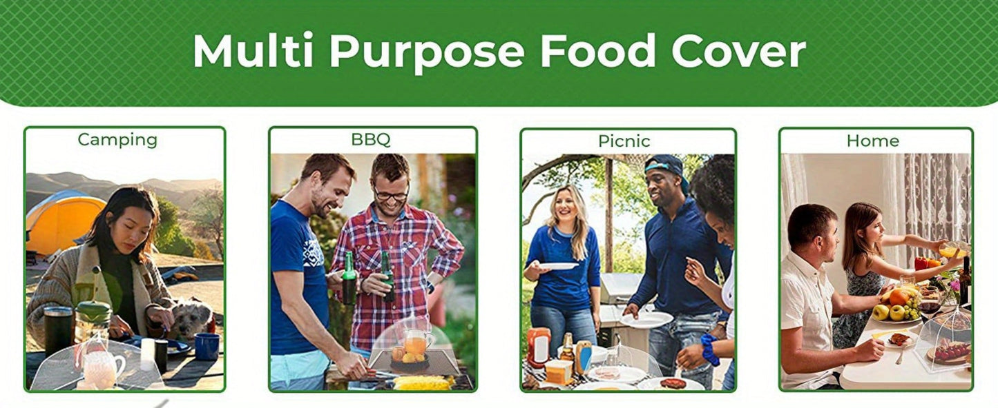 Pop-Up Mesh Food Covers for Outdoor Use – Large Collapsible Tent Covers for Picnic, BBQ, Buffet & Gatherings (3pcs / 9pcs)