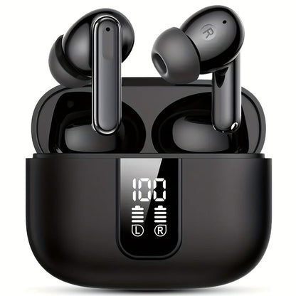ENC Sports Wireless Earbuds ANKRIYUL Stereo Headphones Environmental Noise for Bedside Audio, Alarms and Room Entertainment