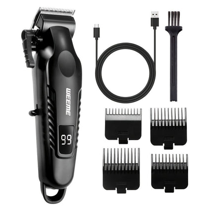 Men's Electric Grooming Kit 4-in-1 – Hair Clipper, Beard Trimmer, Electric Shaver & Nose Hair Trimmer Set, Gradient Design