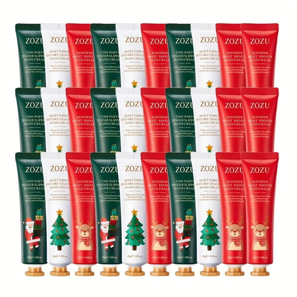 Travel Hand Cream Bulk Gift Set 20 30 Pcs – Glycerin & Lactic Acid Mini Moisturizing Lotion for Dry Hands & Body