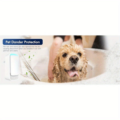 Plug-In Air Purifier Ionic, Filterless & Silent Odor Neutralizer for Home, Pets, Office & Gym, Compact 24/7 Fresh Air