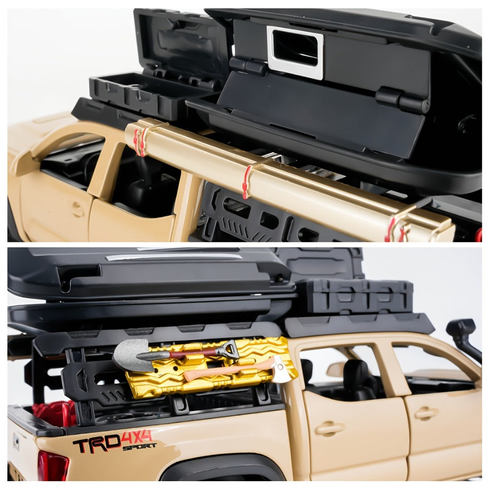 1:32 Scale Toyota Off-Road Die-Cast Model Car with Openable Doors, Zinc Alloy High-Detail Static Display Replica