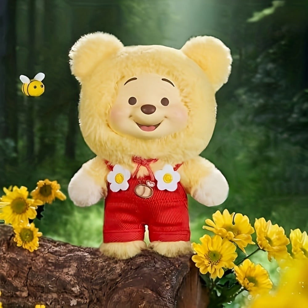 Winnie the Pooh Plush Toy MINISO Disney Candy Series, Licensed Stuffed Animal 1pc Random Style