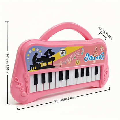 Kids Mini Piano Keyboard 13 Keys, Portable Electronic Music Toy for Toddlers with the Listed Color, Size or Set Options for Everyday Use