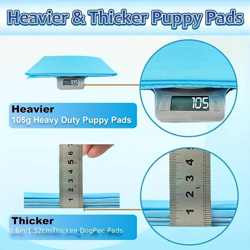 Puppy Pads XXL & XL Super Absorbent – Leak-Proof & Odor-Resistant Pet Training Pads for Potty Training & Accident Management, Home Use