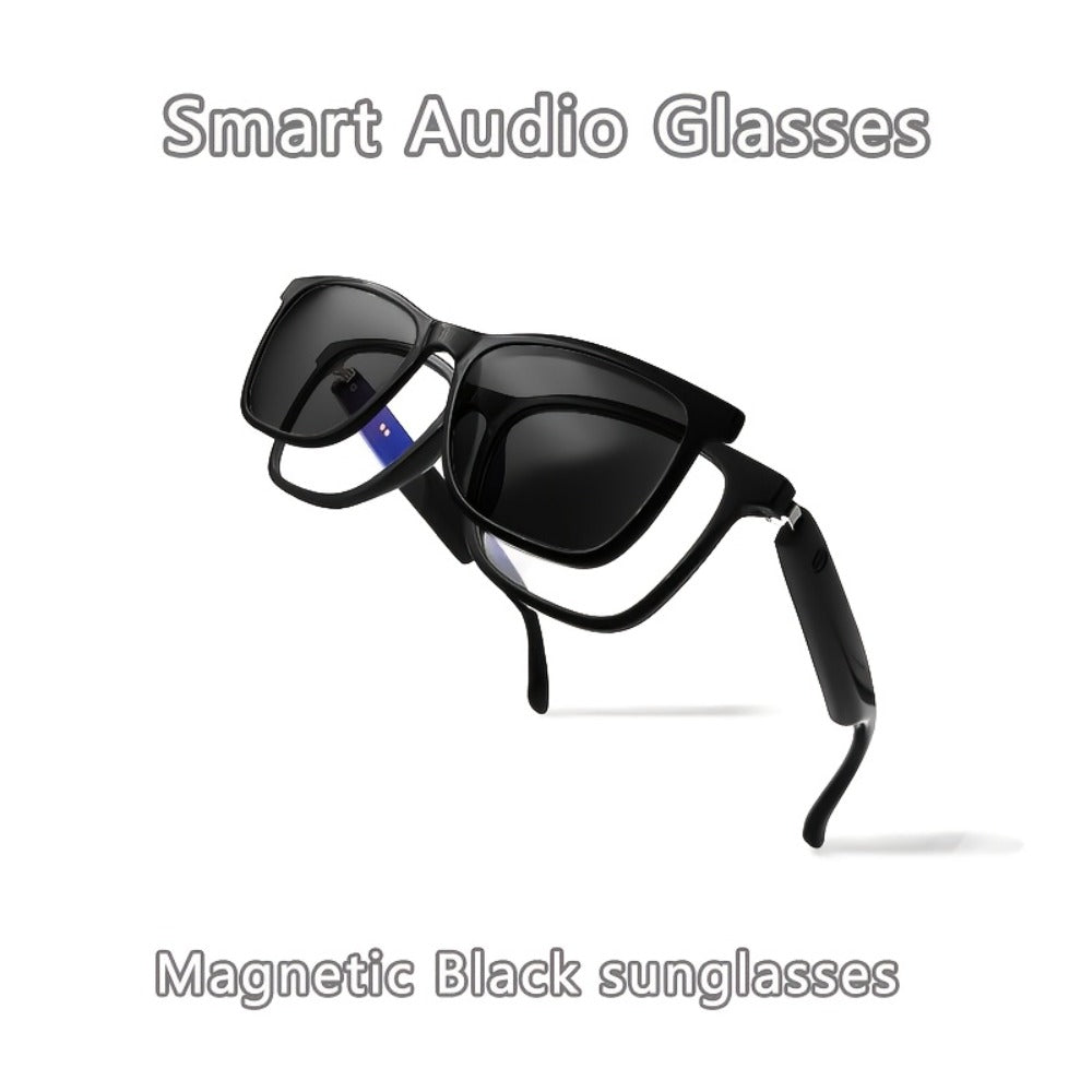 Smart Glasses Photochromic Audio Eyewear with Open-Ear Speaker, Microphone and Metal or Plastic Frames