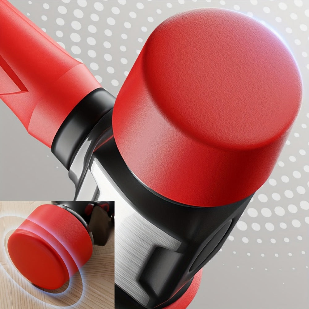 Rubber Mallet Hammer Heavy Duty 27mm & 36mm, Dead Blow Installation Hammer for Flooring Tile Carpentry Renovation