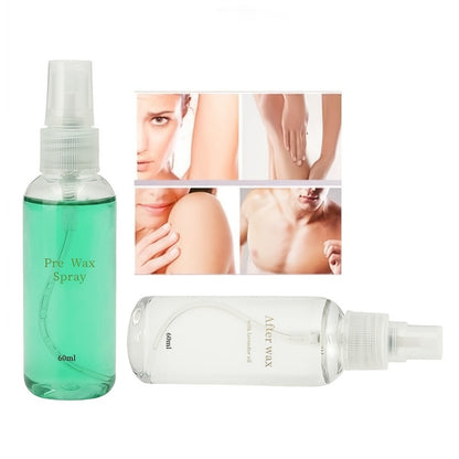 Pre & Post Wax Oil Spray for Hair Removal – Moisturizing Waxing Treatment for Legs Underarms Face & Bikini Line