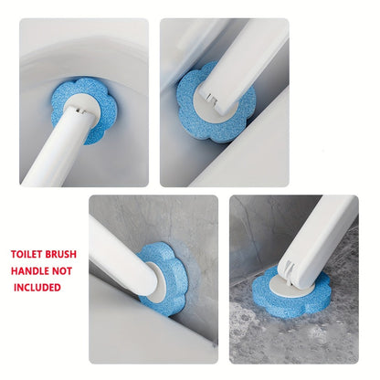 Disposable Toilet Brush Cleaning System with Bracket & Replaceable Heads – Deep Clean Toilet Bathroom Cleaning Kit