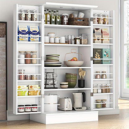 47-Inch Freestanding Bathroom Storage Cabinet with Adjustable Shelves detail image - detail view 8