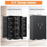 Black Middle pull-out cabinet