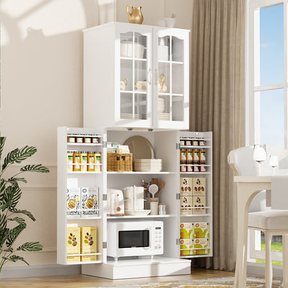 Kitchen Storage Cabinet shown in the 16"D x 24"W x 64"H option