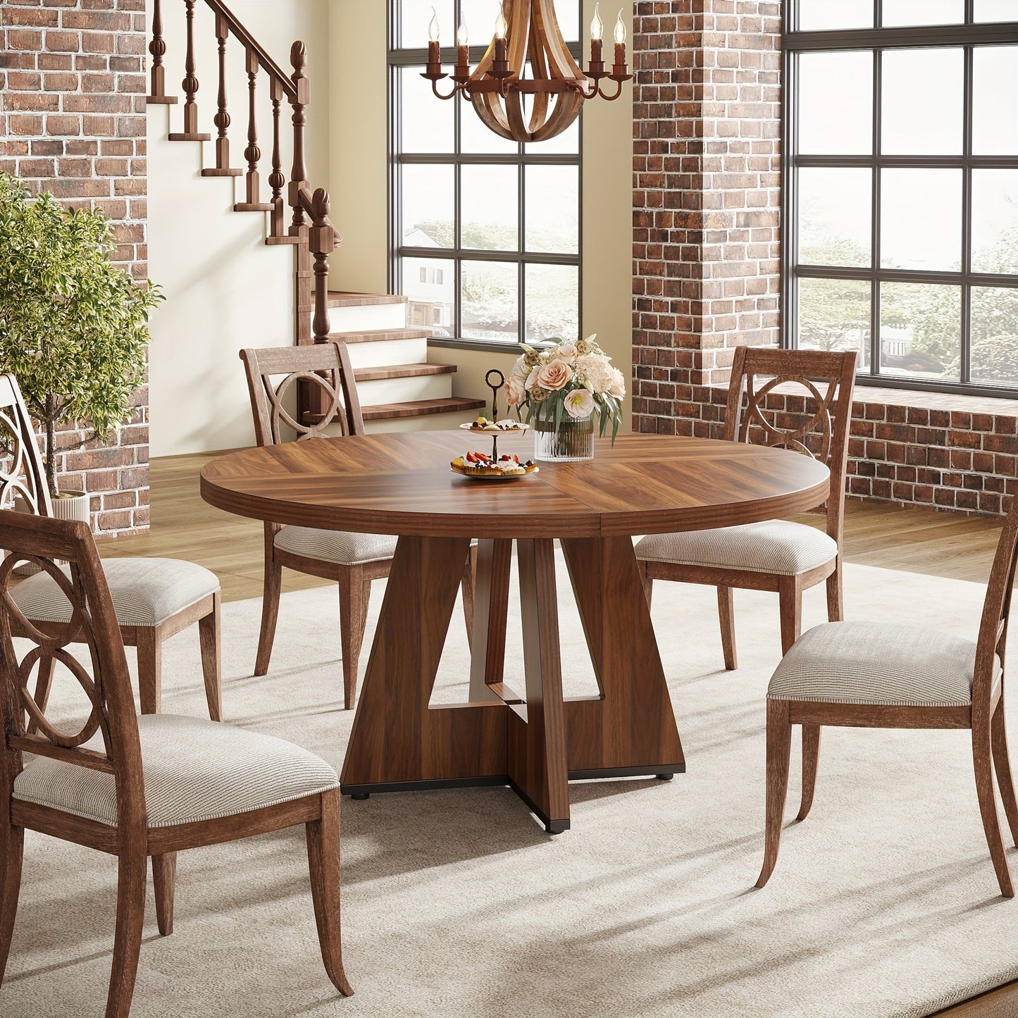 Dining Table shown in the Brown, Modern option