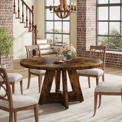 Dining Table shown in the Dark Brown-1, Modern option