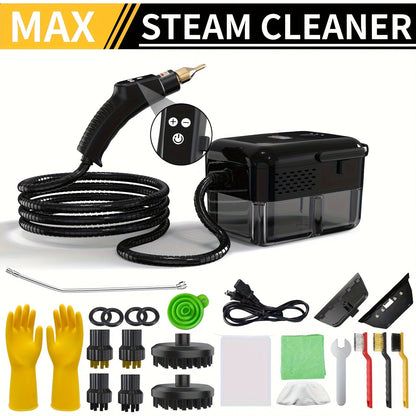 Portable Steam Cleaner High-Temperature High-Pressure Handheld Steamer for Home, Carpet, Tile & Grout Cleaning