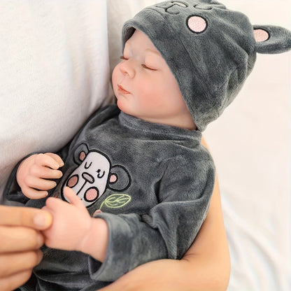 Reborn Baby Doll 18 Inch 45CM Lifelike Newborn Doll Only No Accessories, Realistic Baby Body, Safe for Kids Ages 3+