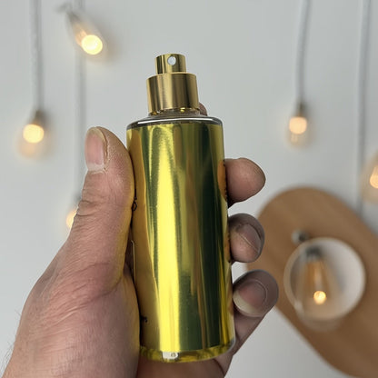 100, 000, 000 Golden Men Cologne Eau de Toilette 3.4 oz 100ml Long Lasting Woody Floral Fragrance Spray Daily Wear Gift